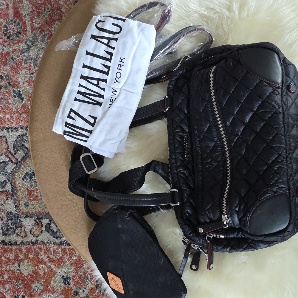 Gorgeous NWOT MZ Wallace Black Quilted Bag 🖤🎁 - Picture 14 of 16